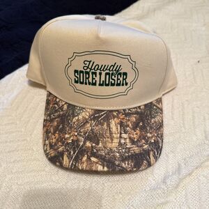 Howdy Sore Loser Trucker Snapback Hat - Camouflage Camo